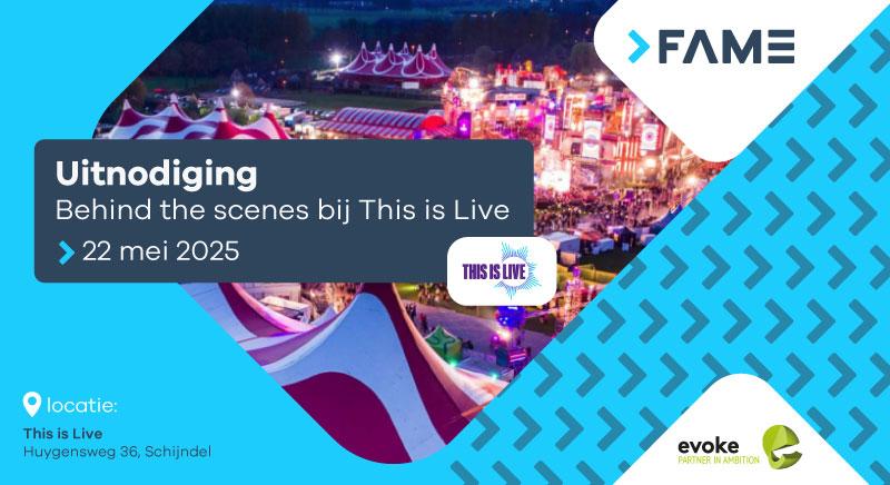 Behind the scenes bij This is Live